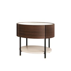 BENNY BEDSIDE TABLE - Side table by ANA ROQUE INTERIORS