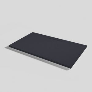 Shower tray Kos Slate Negro Rectangular 120x80 - Shower tray by Acquabella