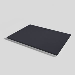 Shower tray Kos Slate Negro Rectangular 140x100 - Shower tray by Acquabella