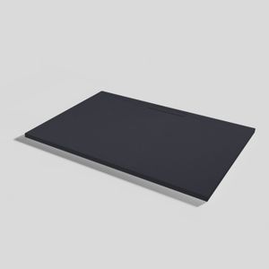 Shower tray Kos Slate Negro Rectangular 140x90 - Shower tray by Acquabella