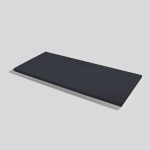 Shower tray Kos Slate Negro Rectangular 160x70 - Shower tray by Acquabella