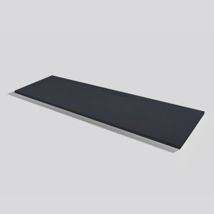 Shower tray Kos Slate Negro Rectangular 200x70 - Shower tray by Acquabella