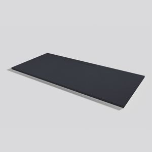 Shower tray Kos Slate Negro Rectangular 200x90 - Shower tray by Acquabella