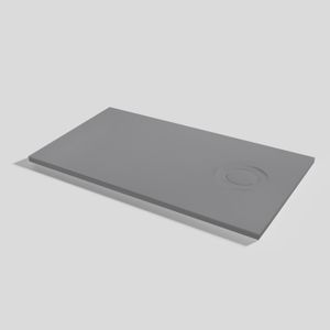 Acqua Zero Shower tray Platinum Rectangular 140x80 - Shower tray by Acquabella