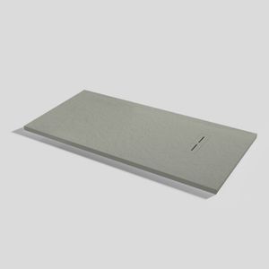 Shower tray Alma Slate Grey Rectangular 140x70 - Shower tray by Acquabella