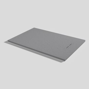 Shower tray Alma Slate Platinum Rectangular 120x80 - Shower tray by Acquabella