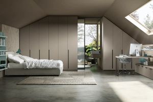 Armadio mansardato per sottotetti - wardrobe by Adok