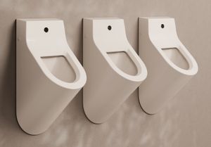 Form wall hung urinal with photo-cell - Urinal by Alice Ceramica