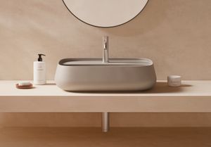 Nur washbasin 60x45 plan - Washbasin by Alice Ceramica