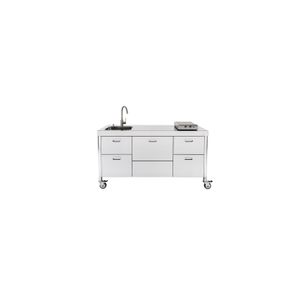 Kitchen Sink LC160-C45+L60+C45/1 - Kitchen cabinet by ALPES-INOX