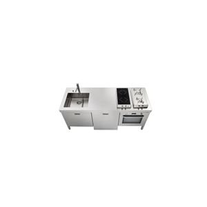 Kitchen Sink LC190-A60+L60+F60/1 - Kitchen cabinet by ALPES-INOX