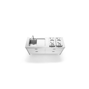 Kitchen Sink LC190-C90+C90/2 - Kitchen cabinet by ALPES-INOX