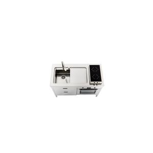 Kitchen Sink LC130-C60+F60/1 - Kitchen cabinet by ALPES-INOX
