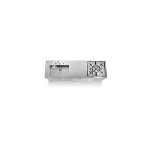 Kitchen Sink LC220-C90+L60+C60/1 - Kitchen cabinet by ALPES-INOX