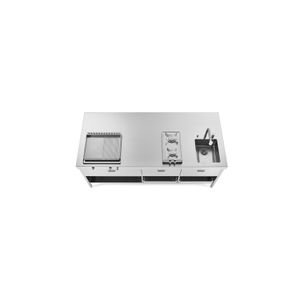 Kitchen Sink OUT220/ISOLA-1 - Kitchen cabinet by ALPES-INOX