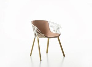 Kobi wood+pad medium - Chair by Alias