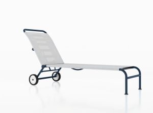 Green sun lounger - Outdoor by Alias
