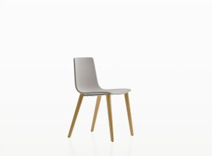 Slim chair wood soft L - Chair by Alias