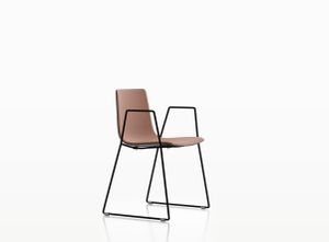 Slim chair sledge arm soft M - Chair by Alias