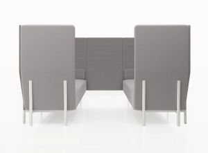 Eleven high back privacy 3 - Booth by Alias