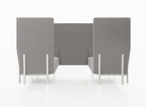Eleven high back privacy 2 - Booth by Alias