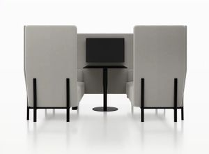 Eleven high back privacy 2 + monitor - Booth by Alias