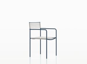 Green pvc armrest - Chair by Alias