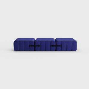 Oneseater Modular Sofa in Jet Fabric - 3 Sofa Modules - Sofa by Ambivalenz