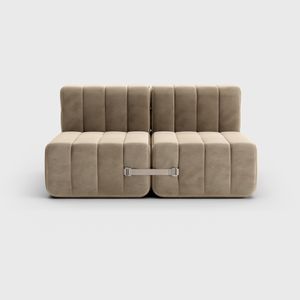 ANGEBOT - Modulares 2-Sitzer Sofa im Stoff Barcelona VOLE - 4 Sofa Module + 2 Kissen - Sofa by Ambivalenz