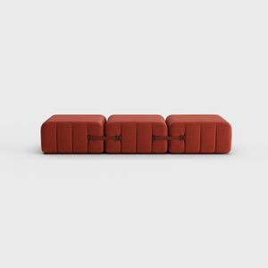 Modular Single-Seater Sofa / Lounger in Dama Fabric - 3 Sofa Modules - Sofa by Ambivalenz