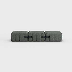 Modular single-seater sofa / lounger in Sera fabric - 3 sofa modules - Sofa by Ambivalenz
