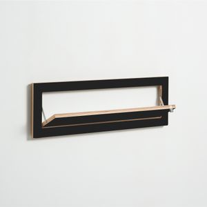 Fläpps Shelf 80x27-1 Shoe Rack - Black - Cabinet by Ambivalenz