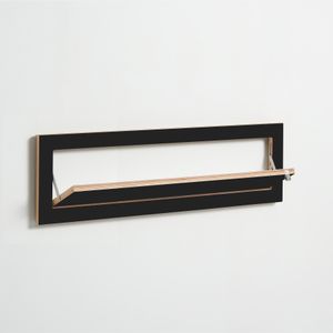 Fläpps Shelf 100x27-1 Shoe Rack - black - Cabinet by Ambivalenz