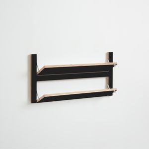 Shoe Rack 80x40-2 - Black - Cabinet by Ambivalenz