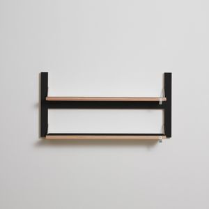 Fläpps Shelf 80x40-2 - Black - Cabinet by Ambivalenz