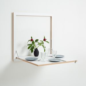 Fläpps Kittchen Table 80x80-1 - White - Table by Ambivalenz