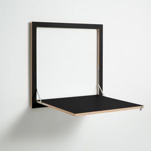 Fläpps Kitchen Table 80x80-1 - Black - Table by Ambivalenz