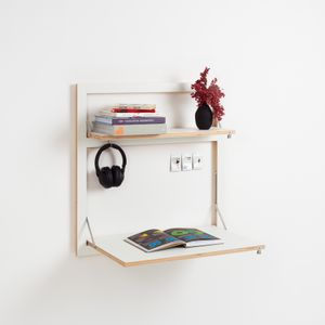 Fläpps Secretary 80x80-2 - White - Desk by Ambivalenz