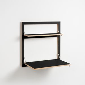 Fläpps Secretary 80x80-2 - Black - Desk by Ambivalenz