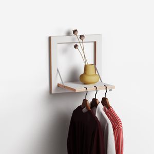 Fläpps Clothes Rail Hangrail 40x40-1 - Cabinet by Ambivalenz