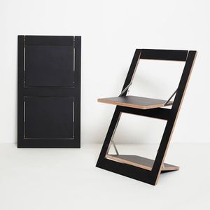 Fläpps Folding Chair - Black - Chair by Ambivalenz