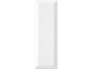 Miniatile Glossy White Avenue Wall Tile 10x30 - Wall tile-stone-brick by Kale