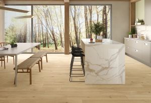 JOURNEY ALMOND - Porcelain stoneware flooring with wood effect - Floor tile-stone by CERAMICHE KEOPE