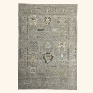 Grey Antique Revival Wool Rug - 8' x 10' - Rug by Abchome