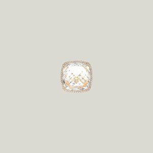 Italian Pink Quartz and Diamond Cocktail Ring - Accessories by Abchome
