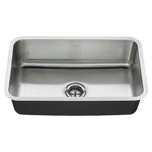 Reliant 30 x 18-Inch Stainless Steel Undermount Single-Bowl Kitchen Sink - Toilet seat by American Standard