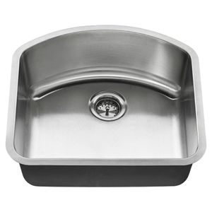Danville 23 x 21-Inch Stainless Steel Undermount Single-Bowl Residential Kitchen Sink - Toilet seat by American Standard
