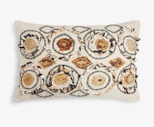 Large Lumbar Circular Detail Cushion - Accessories by Tetrad