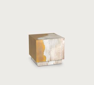 Aurum Brass Side Table - Accessories by Taracea