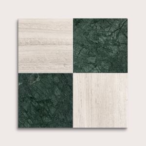 Beige Wave Vein Cut & Monte Verde 12x12 Limestone & Marble | Honed - Checkerboard Bundle - Floor tile-stone by Riad Tile